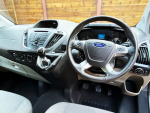 2017 Ford Tourneo Custom L2 Lwb Twin Wheelchair Accessible Disabled Access Vehicle Wav in Silver — image 2
