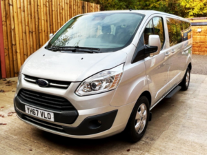 2017 Ford Tourneo Custom L2 Lwb Twin Wheelchair Accessible Disabled Access Vehicle Wav in Silver — image 5
