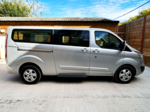 2017 Ford Tourneo Custom L2 Lwb Twin Wheelchair Accessible Disabled Access Vehicle Wav in Silver — image 6