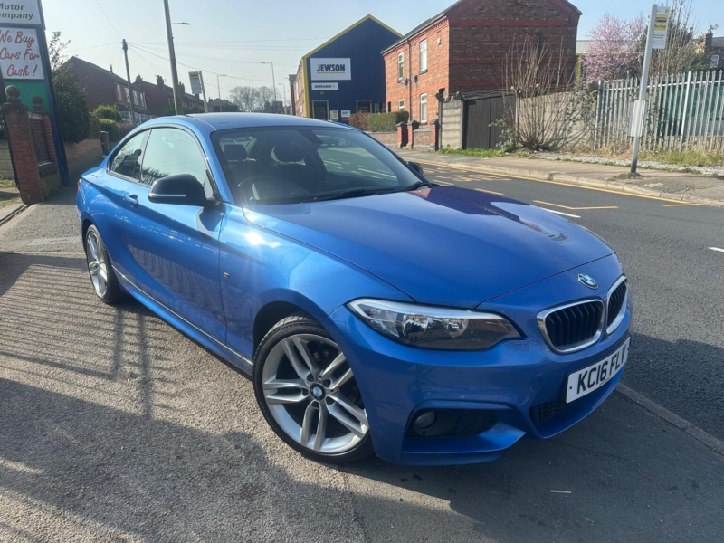 2015 BMW 2 Series 1.5 218i M Sport Euro 6 (s/s) 2dr in Blue — image 1