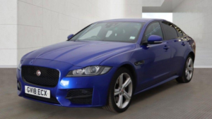 2018 Jaguar Xf 2.0i R-Sport Auto AWD Euro 6 (s/s) 4dr in Blue — image 6