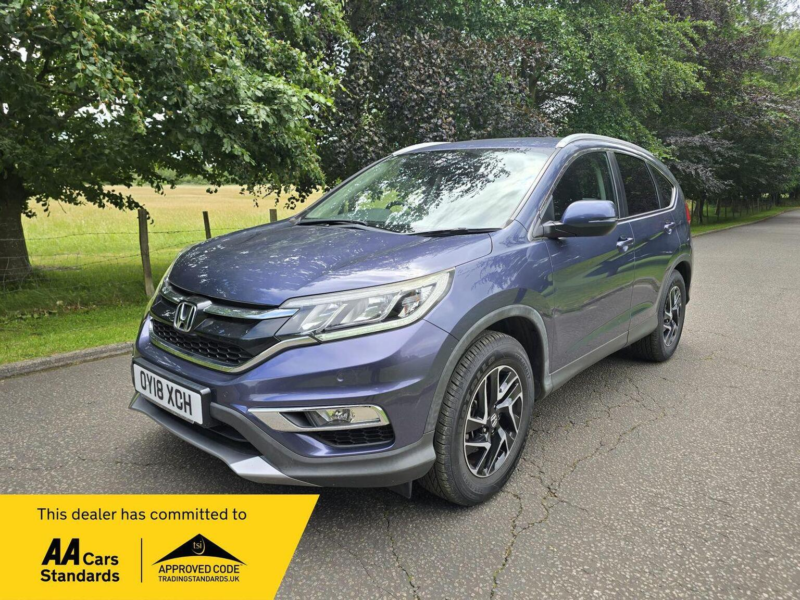 2018 Honda Cr-V 1.6 I-Dtec Se Plus Navi Auto 4WD Euro 6 5dr in Blue — image 1