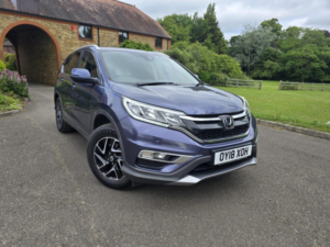 2018 Honda Cr-V 1.6 I-Dtec Se Plus Navi Auto 4WD Euro 6 5dr in Blue — image 3