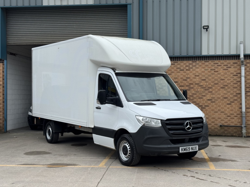 2019 Mercedes-Benz Sprinter 2.1 316 Cdi Lwb L3 Rwd Euro 6 Luton Van 163 Bhp in White — image 1