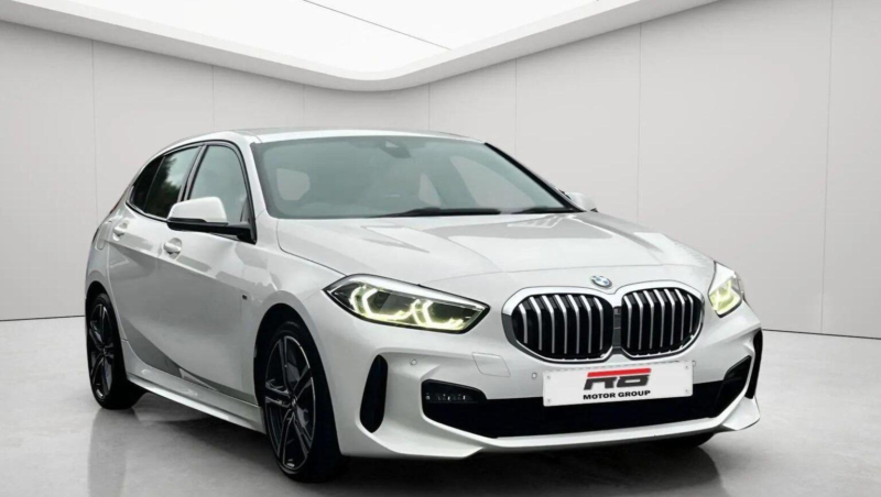 2021 BMW 1 Series 2.0 120d M Sport Auto Xdrive Euro 6 (s/s) 5dr in White — image 1