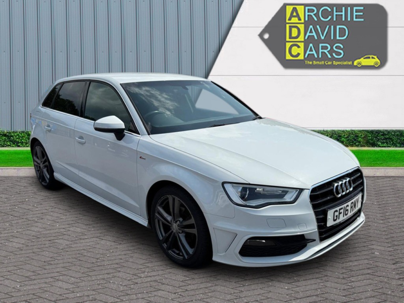 2016 Audi A3 2.0 Tdi S Line in White — image 1