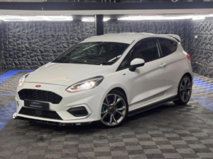2018 Ford Fiesta 1.0t Ecoboost St-Line Euro 6 (s/s) 3dr in White — image 3