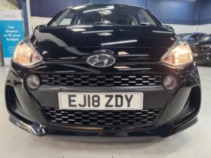 2018 Hyundai I10 1.0 Se Euro 6 5dr in Black — image 5
