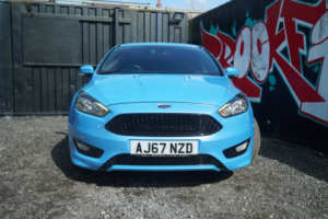 2018 Ford Focus 1.0t Ecoboost St-Line X Hatchback 5dr Petrol Manual Euro 6 (s/s) (140 Ps) in Blue — image 4