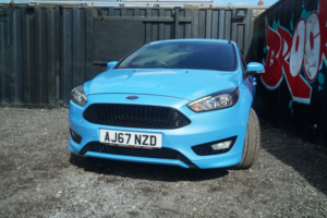 2018 Ford Focus 1.0t Ecoboost St-Line X Hatchback 5dr Petrol Manual Euro 6 (s/s) (140 Ps) in Blue — image 5