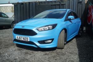 2018 Ford Focus 1.0t Ecoboost St-Line X Hatchback 5dr Petrol Manual Euro 6 (s/s) (140 Ps) in Blue — image 6
