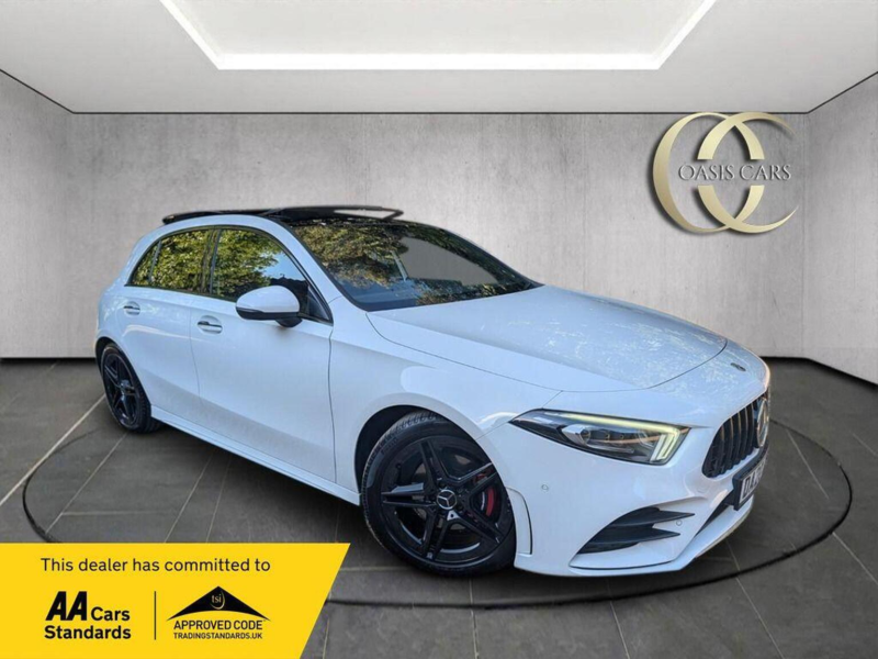 2020 Mercedes-Benz A Class 1.3 A200 Amg Line (premium Plus 2) 7g-Dct Euro 6 (s/s) 5dr in White — image 1