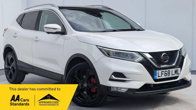 2018 Nissan Qashqai 1.3 Dig-T Tekna Euro 6 (s/s) 5dr in White — image 1