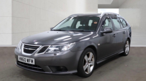 2010 Saab 9-3 1.9 Ttid Turbo Edition Sportwagon Auto Euro 5 5dr in Grey — image 2