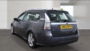 2010 Saab 9-3 1.9 Ttid Turbo Edition Sportwagon Auto Euro 5 5dr in Grey — image 3