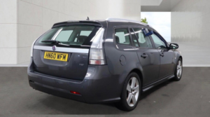 2010 Saab 9-3 1.9 Ttid Turbo Edition Sportwagon Auto Euro 5 5dr in Grey — image 4