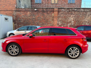 2015 Audi A3 1.6 Tdi Sport Sportback Euro 6 (s/s) 5dr in Red — image 4