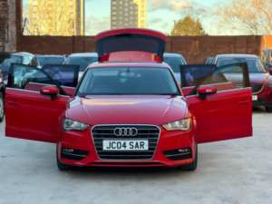 2015 Audi A3 1.6 Tdi Sport Sportback Euro 6 (s/s) 5dr in Red — image 5