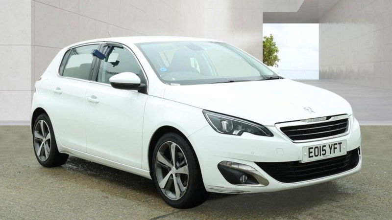 2015 Peugeot 308 1.2 Puretech Allure Auto Euro 6 (s/s) 5dr in White — image 1