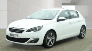 2015 Peugeot 308 1.2 Puretech Allure Auto Euro 6 (s/s) 5dr in White — image 2