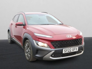 2022 Hyundai Kona 1.6 H-Gdi Premium SUV 5dr Petrol Hybrid Dct Euro 6 (s/s) (141 Ps) in Red — image 2