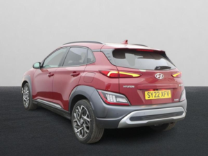 2022 Hyundai Kona 1.6 H-Gdi Premium SUV 5dr Petrol Hybrid Dct Euro 6 (s/s) (141 Ps) in Red — image 4