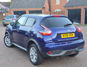 2016 Nissan Juke 1.5 Dci N-Connecta Euro 6 (s/s) 5dr in Blue — image 4