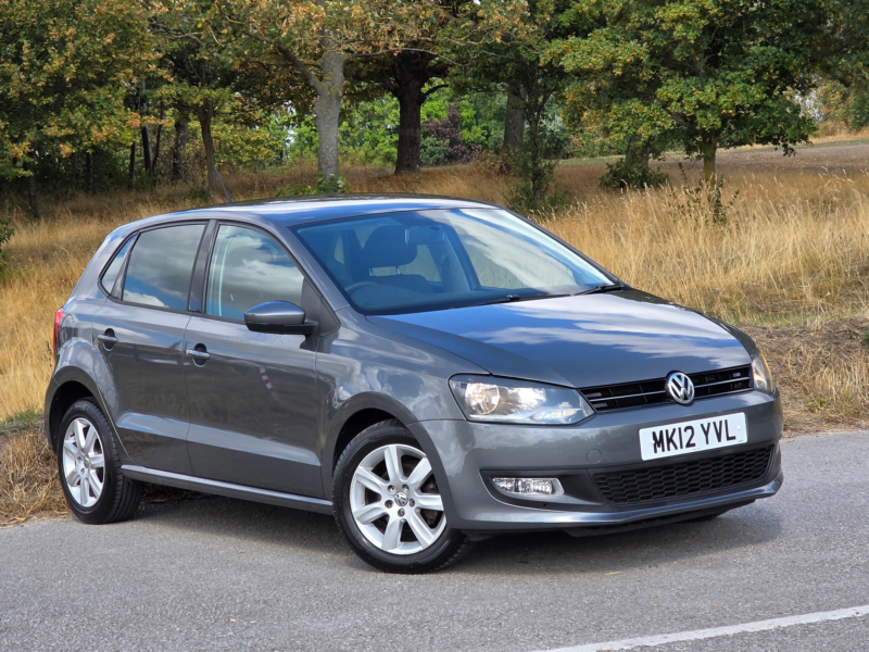 2012 Volkswagen Polo 1.4 Match Hatchback 5dr Petrol Manual Euro 5 (85 Ps) in Grey — image 1