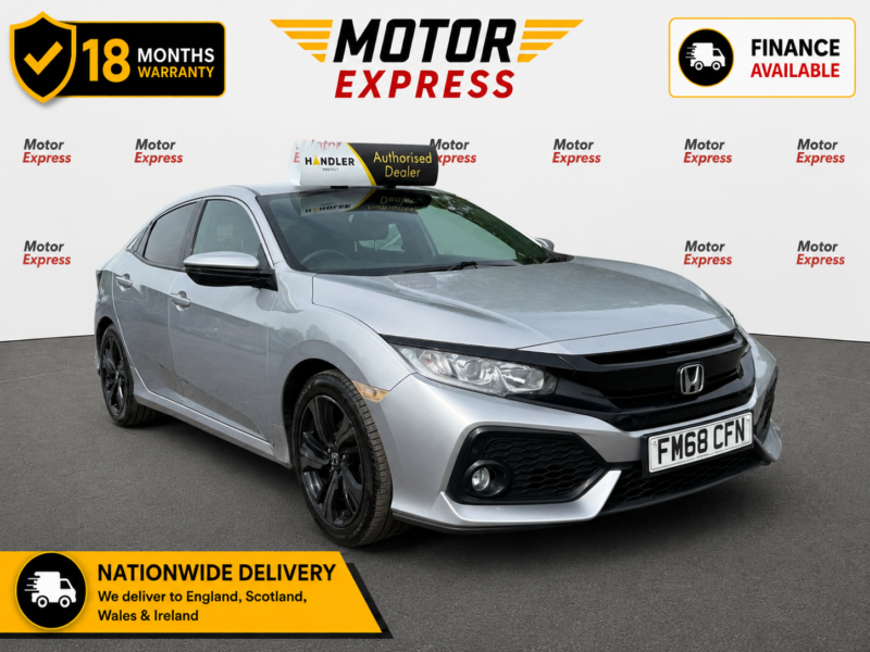 2019 Honda Civic 1.0 Vtec Turbo Sr in Silver — image 1