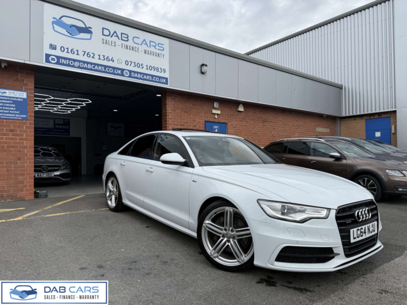 2014 Audi A6 3.0 A6 Black Edition Tdi Quattro Auto 4WD 4dr in White — image 1