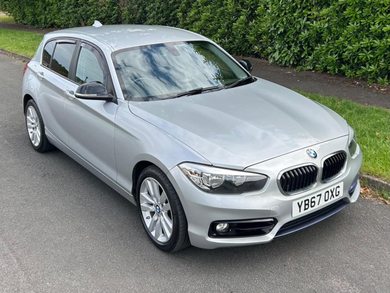 2017 BMW 1 Series 1.5 118i Sport Auto Euro 6 (s/s) 5dr in Silver — image 1
