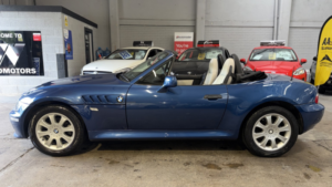 2001 BMW Z3 2.2 E36 Z3 2.2i Roadster Convertible Automatic Blue 2dr Rare Auto+stunning+leather in Blue — image 3