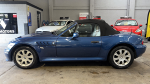 2001 BMW Z3 2.2 E36 Z3 2.2i Roadster Convertible Automatic Blue 2dr Rare Auto+stunning+leather in Blue — image 4