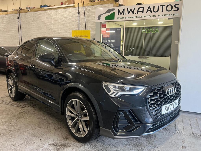 2021 Audi Q3 2.0 Tfsi 40 Black Edition Sportback 5dr Petrol S Tronic Quattro Euro 6 (s/s) (190 Ps) in Black — image 1