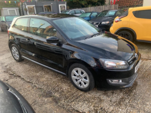 2010 Volkswagen Polo 1.2 Tdi Bluemotion Euro 5 (s/s) 3dr in Black — image 3