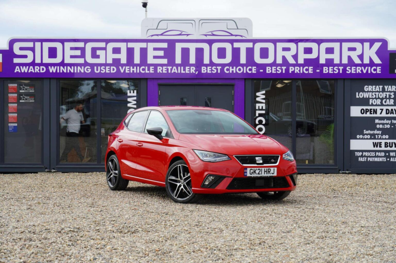 2021 SEAT Ibiza 1.0 Tsi Fr Sport Euro 6 (s/s) 5dr in Red — image 1