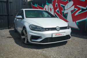 2017 Volkswagen Golf 2.0 Tsi Bluemotion Tech R Hatchback 5dr Petrol DSG 4motion Euro 6 (s/s) (310 Ps) in Silver — image 3