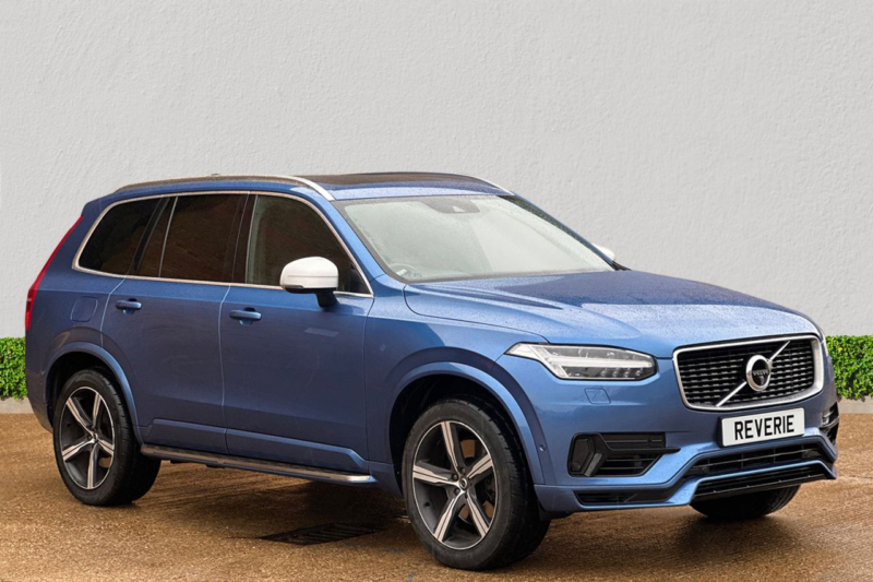 2018 Volvo Xc90 2.0h T8 Twin Engine 10.4kwh R-Design SUV 5dr Petrol Plug-In Hybrid Auto 4WD Euro 6 (s/s) (390 Ps) in Blue — image 1