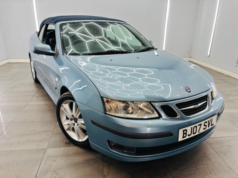 2007 Saab 9-3 1.9 Tid Vector Anniversary Convertible 2dr Diesel Automatic (189 G/km, 148 Bhp) in Blue — image 1