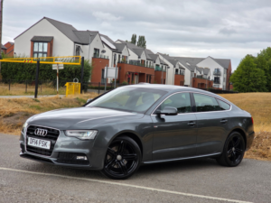 2014 Audi A5 2.0 Tdi S Line Sportback 5dr Diesel Manual Quattro Euro 5 (s/s) (177 Ps) in Grey — image 3
