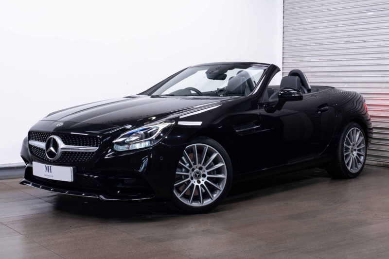 2019 Mercedes-Benz Slc 2.0 Slc300 Amg Line G-Tronic Euro 6 (s/s) 2dr in Black — image 1