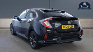 2020 Honda Civic 1.6 I-Dtec Sr Euro 6 (s/s) 5dr in Black — image 3