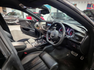 2017 Audi A7 3.0 Tdi V6 Black Edition Sportback S Tronic Quattro Euro 6 (s/s) 5dr in Grey — image 3