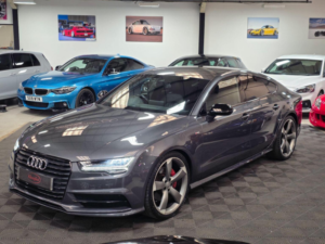 2017 Audi A7 3.0 Tdi V6 Black Edition Sportback S Tronic Quattro Euro 6 (s/s) 5dr in Grey — image 6