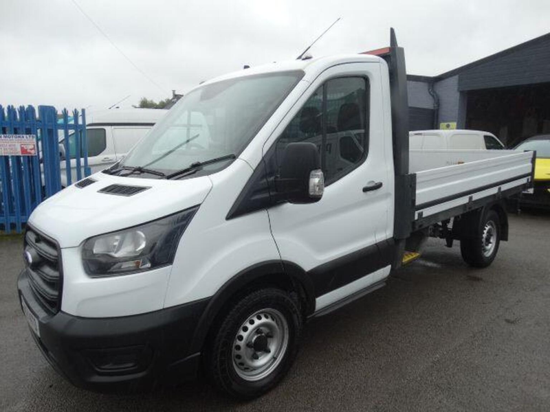 2021 Ford Transit 2.0 350 Ecoblue Leader Fwd L2 Euro 6 (s/s) 2dr in White — image 1