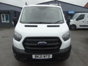 2021 Ford Transit 2.0 350 Ecoblue Leader Fwd L2 Euro 6 (s/s) 2dr in White — image 2