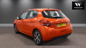 2016 Peugeot 208 1.2 Puretech Active Design Menthol Orange 5dr Low Tax+1 Keeper in Orange — image 2