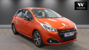 2016 Peugeot 208 1.2 Puretech Active Design Menthol Orange 5dr Low Tax+1 Keeper in Orange — image 3