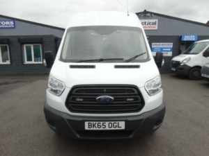 2015 Ford Transit 2.2 Tdci 350 Fwd L3 H3 Euro 5 5dr in White — image 2