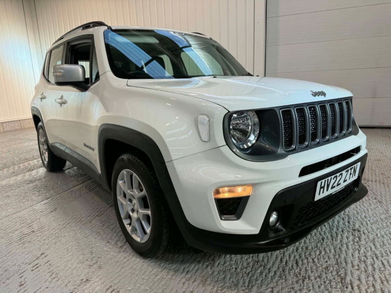 2022 Jeep Renegade 1.0 *limited*1.0 T3 120hp*cam-Nav-Ulez-Dab-Fsh**great Value** in White — image 1